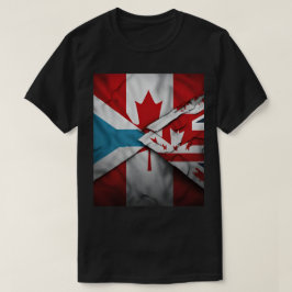 "Dubbla passioner: Kanada och Fiji Rugby" T Shirt