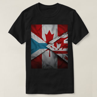 "Dubbla passioner: Kanada och Fiji Rugby" T Shirt