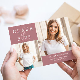 Dubbla Photo | Klass 2025 Studenten Meddelande