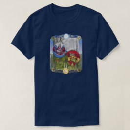 Dubbla Porträtt vid Oak Kung och Holly Kung T Shirt