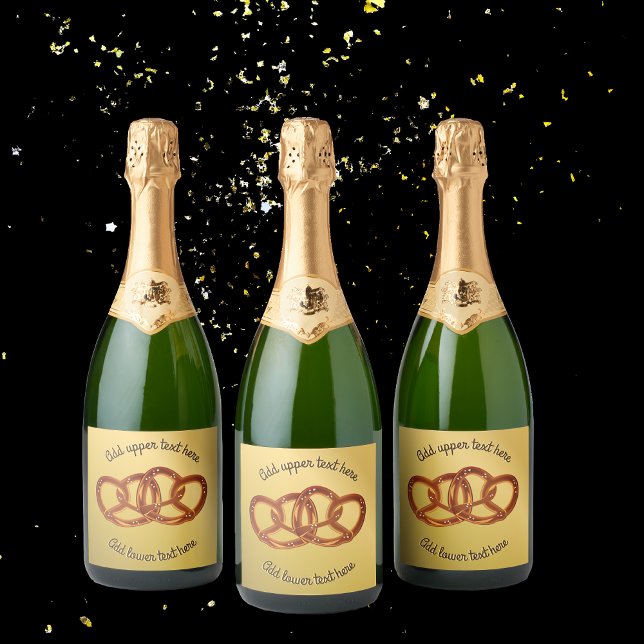 Dubbla Pretzels: Bröd på Fake Guld anpassningsbar (Skapare uppladdad)