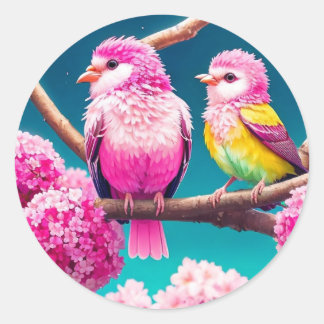 Dubbla: Problem vid Rosa Runt Klistermärke