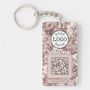 Dubbla QR Code for Business Dusty Ro Flowers