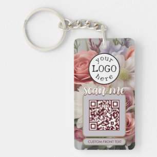 Dubbla QR-kod för affärssnittsblommor