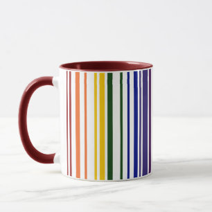 Dubbla Rainbow Barcode Mugg