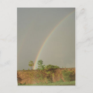 Dubbla Rainbow, Orange County, CA Vykort