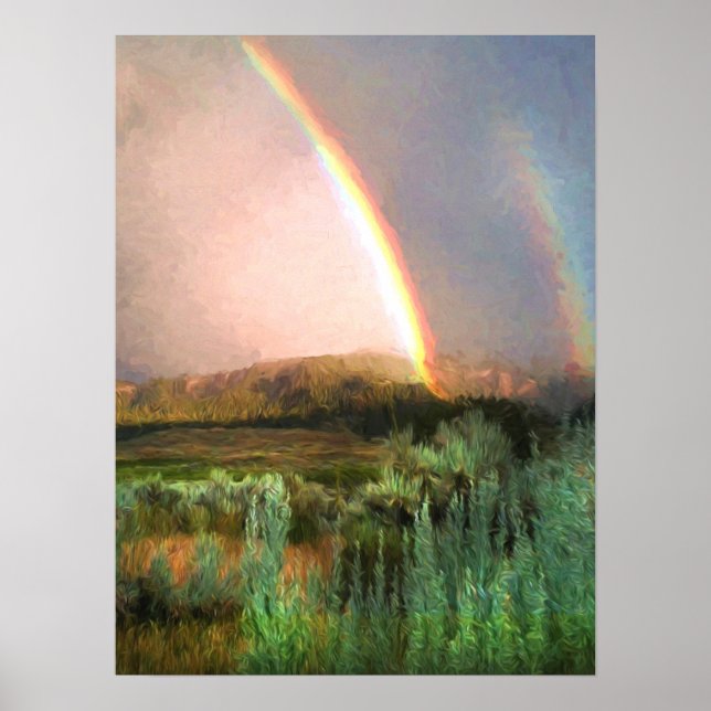 Dubbla Rainbow Poster (Framsidan)