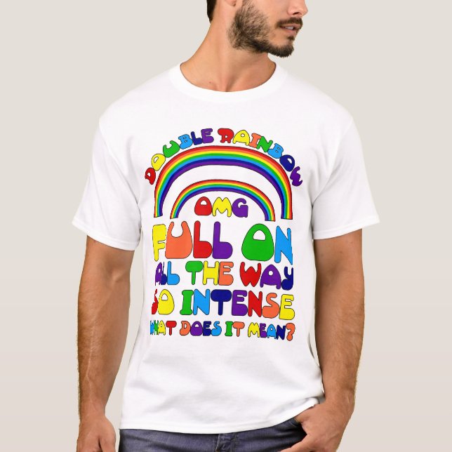 Dubbla Rainbow T-Shirt (Framsida)