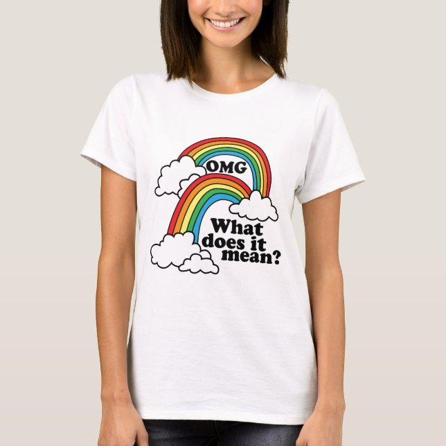 Dubbla Rainbow T-shirt (Framsida)