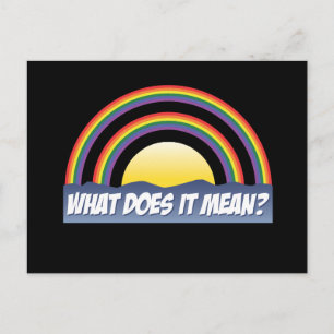 Dubbla Rainbow vad är Elaket? Vykort