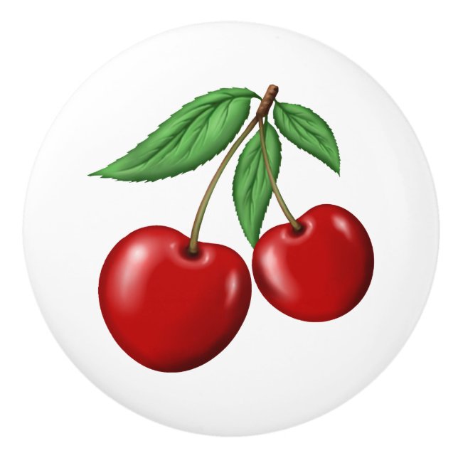 Dubbla Red Cherries Knopp (Framsidan)