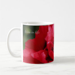 Dubbla Red Opium Poppy Kaffemugg