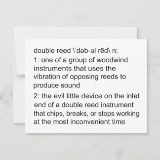 Dubbla Reed Definition