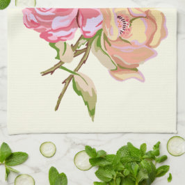 Dubbla Ro Elfenbenskustens könsceller 16 x 24 tum Kökshandduk