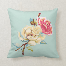 Dubbla Ro Robin's Egg Blue Dekorativ kudde