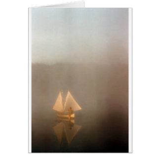 Dubbla Sail Canoe Hälsningskort
