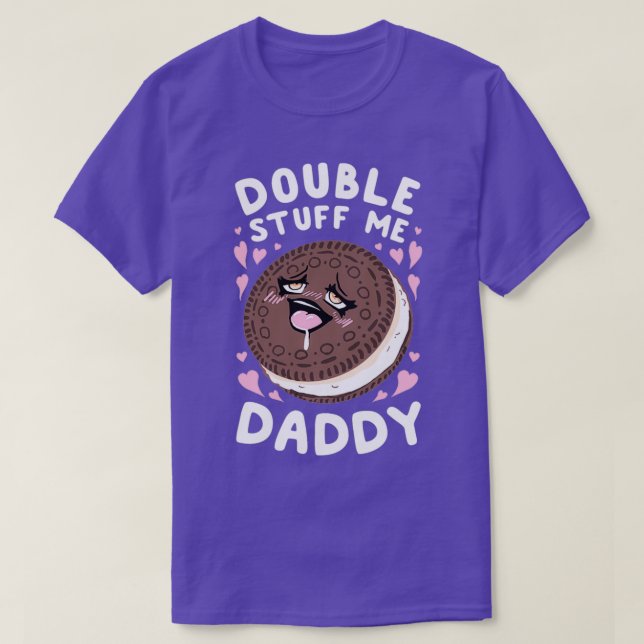 Dubbla Saker Me pappa  T Shirt (Design framsida)
