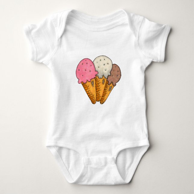 Dubbla Scoop Tee Shirt (Framsida)