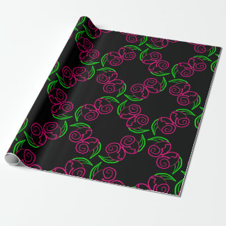 Dubbla Shock rosa Ro Mönster Presentpapper
