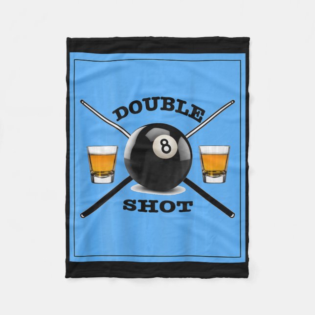 Dubbla Shot 8 Boll Fleecefilt (Framsidan)