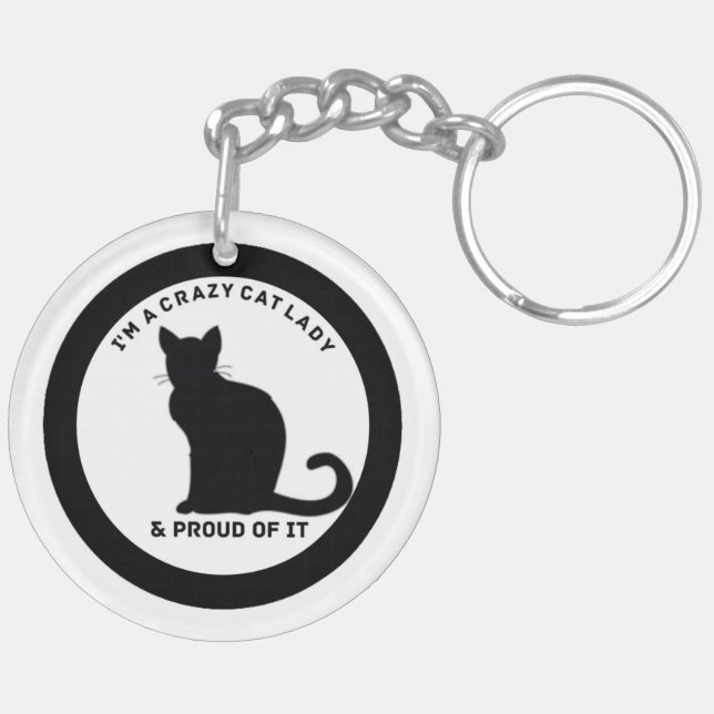 Dubbla sid akrylkeychain (Vänster Baksida)