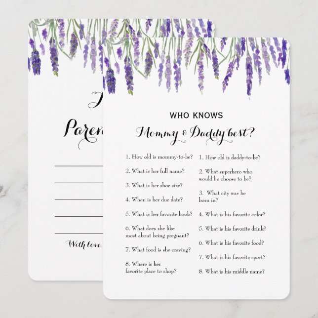 Dubbla Sida 2 Barnstödsprogram - Råd | Vem vet Inbjudningar (Fram/baksida)