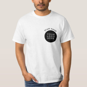 Dubbla Sida Anpassningsbar Company Logotyp Persona T Shirt