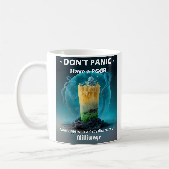 Dubbla-sida-bilder - Panic - ha en PGGB Kaffemugg (Vänster)