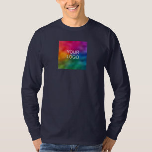 Dubbla Sida Design Upload Company Image Logotyp Ma T Shirt
