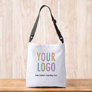 Dubbla Sida Logotyp Crossbody Bag Anpassningsbar B Axelväska