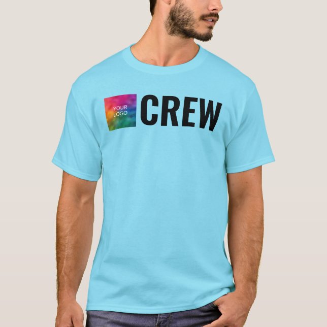 Dubbla Sida Print Manar Personal Personal Logotyp T Shirt (Framsida)