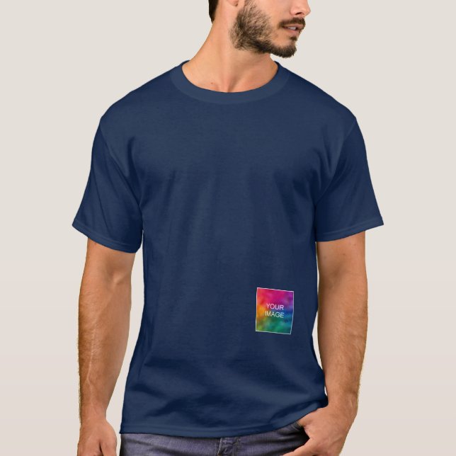 Dubbla Sida Skriv ut Lägg till Logotyp Manar Moder T Shirt (Framsida)
