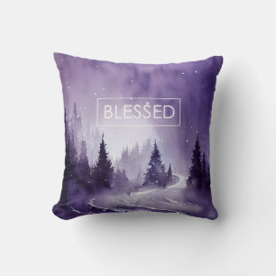 Dubbla-sidade kristna Efesiers citerar och BLESSED Kudde