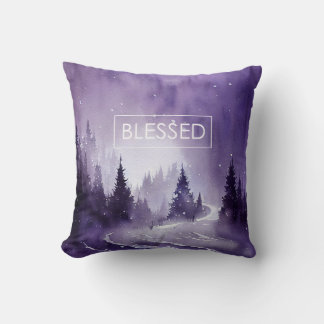Dubbla-sidade kristna Efesiers citerar och BLESSED Kudde