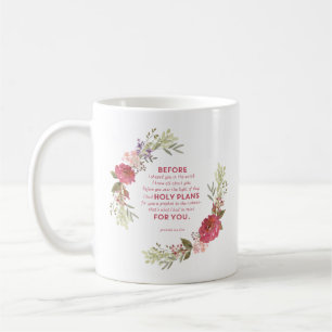 Dubbla-Side Jeremiah 1:5 Kaffe Mugg