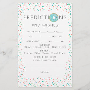 Dubbla Sided Baby Shower Games Modern Donut
