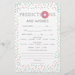 Dubbla Sided Baby Shower Games Modern Donut