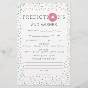 Dubbla Sided Baby Shower Games Modern Donut