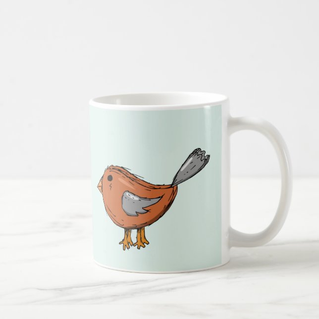 Dubbla Sided Coffee Mugg BIRDs (Höger)