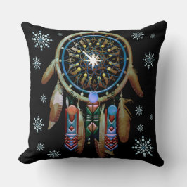 Dubbla Sided Dream Catcher Dekorativ kudde