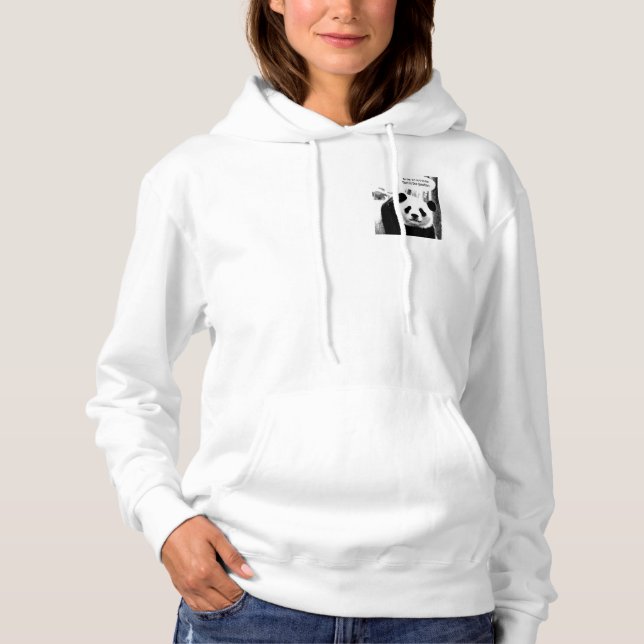 Dubbla Sided Hamlet Quote Panda Bear Womens T Shirt (Framsida)