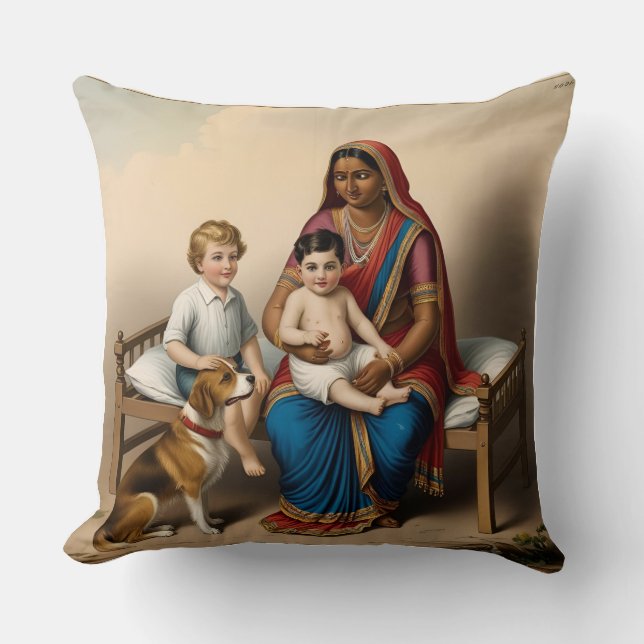 Dubbla-sidig fyllning: Mysiga kommentarer på prick Kudde (Framsida)