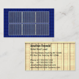 Dubbla-sidig taktop Solar Energy Blue Tak Visitkort
