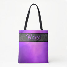 Dubbla-sidig Wicked/Fierce Halloween-Lila