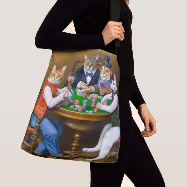 Dubbla Sidokrosblock Axelväska (Närbild)