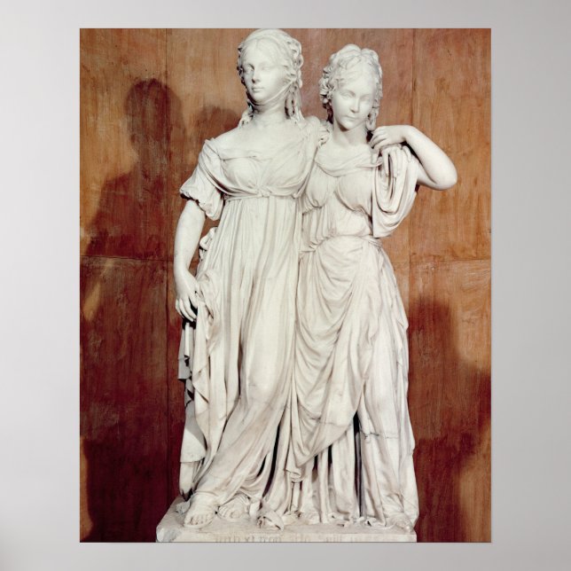 Dubbla staty of the Princesses Louise (1776-1810) Poster (Framsidan)