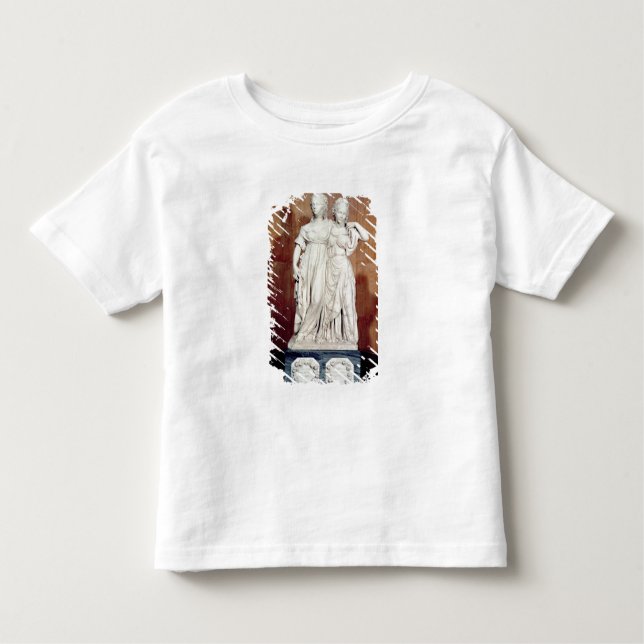 Dubbla staty of the Princesses Louise (1776-1810) T-shirt (Framsida)