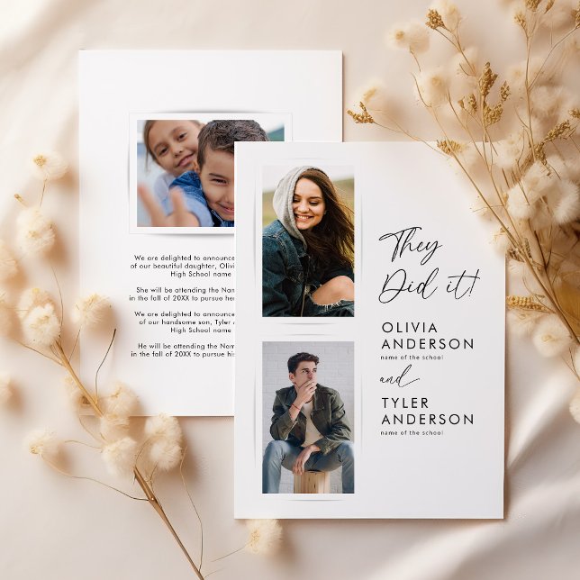 Dubbla Studenten fotomeddelande Meddelande (Skapare uppladdad)