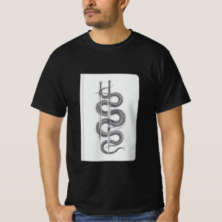 Dubbla svärd & ormmystisk konst t shirt