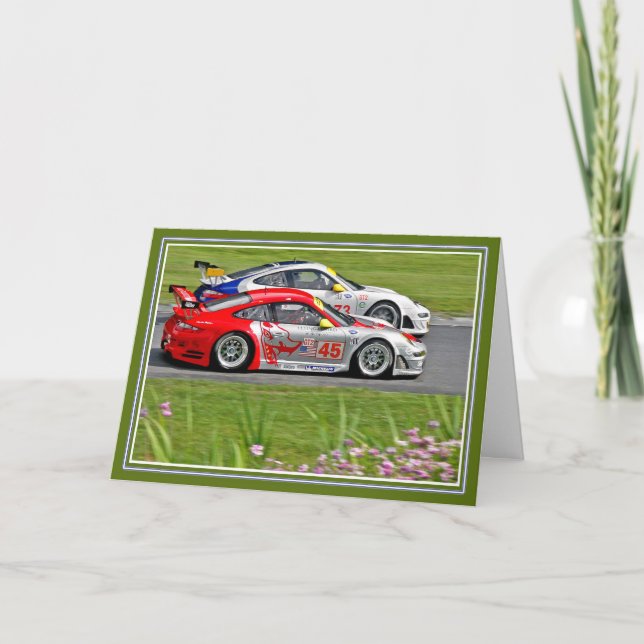 Dubbla Ta födelsedag Kort (Framsida)